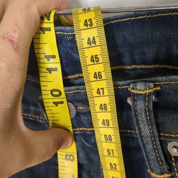 Levis 527 Slim Bootcut Dark Wash Denim Jeans 32 32 - Picture 5 of 9